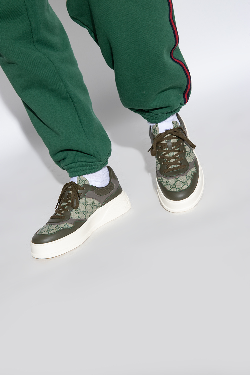 Green Sneakers with monogram Gucci - Vitkac GB